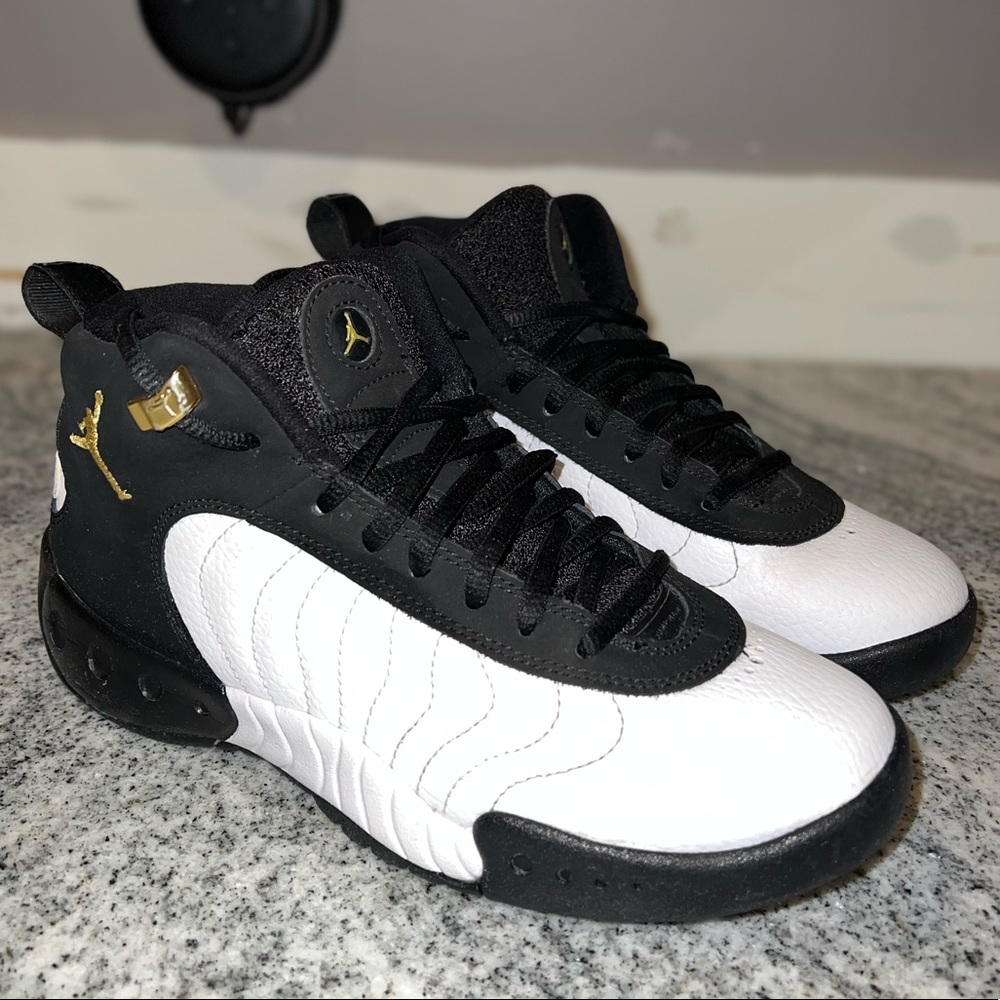 JORDAN Jumpman PRO- Black Gold White 5.5Y